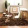 Super Area Rugs Serene Black, White, Brown, Gray, Blue 48x72"