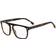 HUGO BOSS 1128 0086-00 Dark Havana Men Rectangle 5416-145