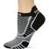 Thorlo Experia Ultra Light Running No Show Socks Unisex - Black/White