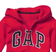 GAP Kid's Logo Zip Hoodie - Pure Red