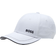 HUGO BOSS Cotton-Twill Cap with Curved Logo - White