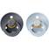 Bibs Colour Glow Round Pacifier Latex Size 1 2-pack Iron/Baby Blue