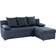 Poco Functional Corner Dark Blue Sofa 191cm 3-Sitzer