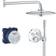 Grohe Grohtherm SmartControl Duschsystem Unterputz Euphoria 260 Kopfbrauseset Chrom Cromo