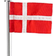 Zone Denmark Flagstang Dekorationsfigur 18cm