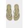 Ilse Jacobsen Glitter Flip Flop - Platin