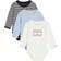 Tommy Hilfiger Baby Bodies 3-pack - Chambray Sky