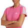 Adidas Essentials 3-Stripes Tee Dress - Pulse Magenta/White