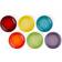 Le Creuset Rainbow Plate Sets 22cm 6pcs