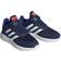 adidas Elastic Lace Top Strap Shoes - Dark Blue / Cloud White / Lucid Blue