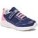 Geox SPRINTYE Girl Sneaker, Navy/Coral