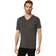 John Varvatos Davis Ss Burnout V Neck With Chest Pocke - Light Olive