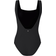 Casall Square Neck Rib Swimsuit - Black