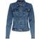 Only Tia Life Short Denim Jacket - Blue/Medium Blue Denim