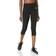 adidas Train Essentials 3-Stripes High-Waisted 3/4 Leggings - Black