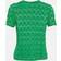 Vince Openwork Lace Crew Top - Green