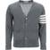 Thom Browne Men's Classic Merino Cardigan - Medium Grey