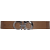 Ferragamo Reversible and Adjustable Gancini Belt - Sugar Brown/Black