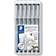 Staedtler Pigment Liner Marker Pens Black 0.05-0.8mm 6-pack