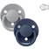 Bibs De Lux Soother 2-Pack BPA Free Dummy Pacifier