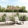 vidaXL Ombrellone Da Giardino Con Palo In Legno Tortora 198x198x231 cm