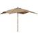 vidaXL taupe Garden Parasol Umbrella Pole Sun Parasol