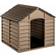 vidaXL Hundkoja brun 86x84x82 polypropen