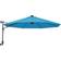 vidaXL blue Wall-mounted Parasol Umbrella Garden Sun Sun Shelter Umbrella