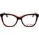 Karl Lagerfeld KL972, Acetate Sonnenbrille Black/Crystal Red Unisex Erwachsene Mehrfarbig, Standard