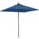 vidaXL blue Garden Parasol Umbrella with Pole Sun Umbrella