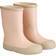 Wheat Muddy Rubber Boots Soild - Rose Dust