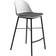 Unique Furnitures Kunststoffbarhocker Metallbeine Weiß Barhocker