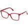 Max Mara MM5022 066 Women's Eyeglasses Red Size 54 Frame Only Blue Light Block
