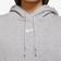 Nike Essential Oversized Fleece Hoodie - Dark Grey Heather/Base Grey/White