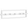 Umbra Wall Mounted Modern Sleek Space-Saving Hanger 5 Coat Hook