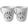 Royal Copenhagen Black Fluted Mega Krus 38cl 2stk