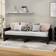 vidaXL black, 80 Sofa 3 Seater