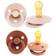 Bibs Pacifier Colour Latex Size 3 2 kpl Woodchuck/Blush