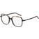 HUGO BOSS Boss 1239 0UC, including lenses, SQUARE Glasses, FEMALE