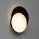 Lutec Udendørs LED-Væglampe Ø30 cm IP54 Sort Vægplafond