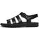 Fitflop Gracie Rubber-Buckle Leather Fisherman Sandals - Black