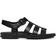 Fitflop Gracie Rubber-Buckle Leather Fisherman Sandals - Black