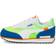 Puma Youth Future Rider Play On - White/Fizzy Lime/Royal