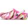 Crocs Toddler Classic Lined Marbled Clog - Electric Pink/Multi