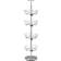 Household Essentials 4-Tier Revolving Tree 24 Pairs Shoe Rack