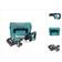 Makita DJR 188 RGJ Langaton SAHA 18 V Makpac 2x 6.0 Ah Akku Laturi