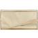 Jimmy Choo Emmie Metallic Leather Clutch Bag GOLD