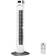 V-TAC 55W Led Tower Fan With Temperature Display 36 Inch White