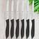 WMF 6-tlg. Brötchenmesser Set Wellenschliff Classic Line Messer-Set