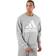 Adidas Essentials French Terry Big Logo Sweatshirt - Medium Grey Heather/White